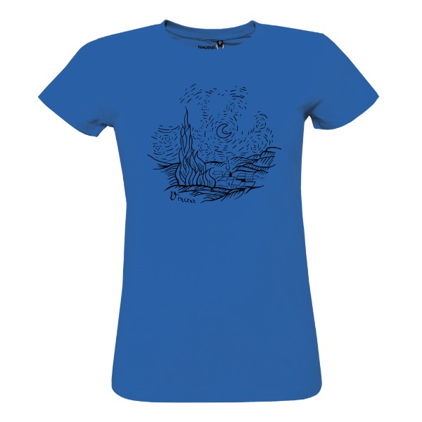 Tričko s potlačou  Vincent van Gogh- Nočná obloha