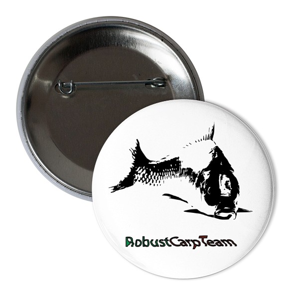 Odznak  s potlačou RobustCarpTeam Fish